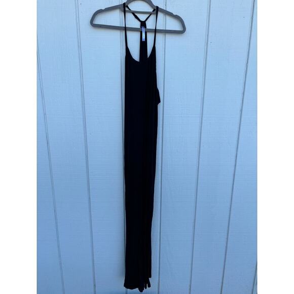 Fabletics Neema Maxi Dress, T Back, Racerback, Strappy, Black, Sz M - Picture 2 of 5